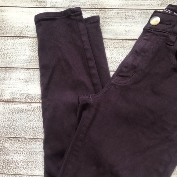 AMERICAN EAGLE HI-RISE JEAN JEGGING CROP - Picture 7 of 8